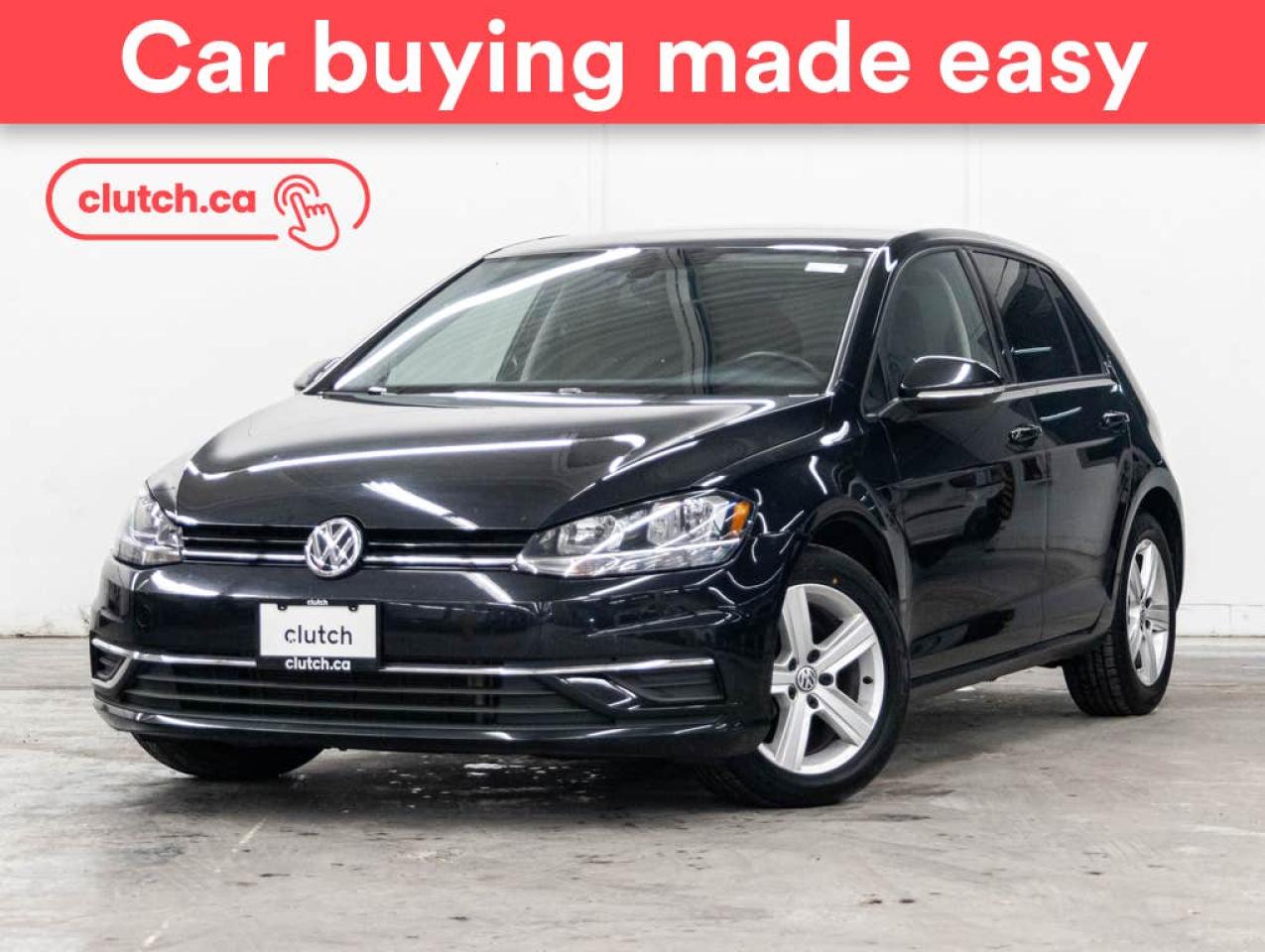 Used 2021 Volkswagen Golf Comfortline w/ Apple CarPlay & Android Auto, Nav, A/C for sale in Toronto, ON