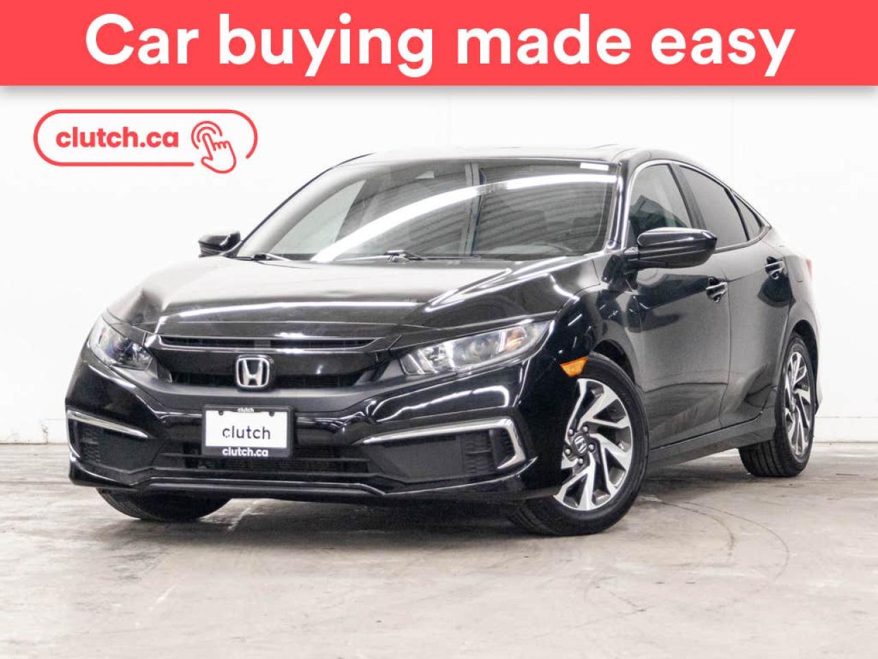 Used 2020 Honda Civic Sedan EX w/ Apple CarPlay  & Android Auto, Dual Zone A/C, Rearview Cam for sale in Toronto, ON