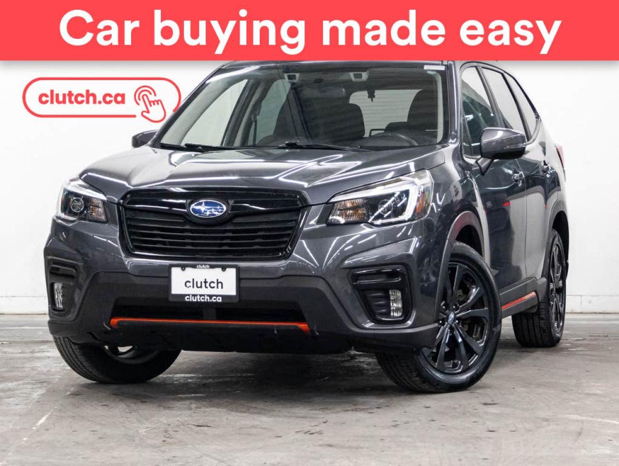 Used 2021 Subaru Forester Sport AWD w/ Apple CarPlay & Android Auto, Heated Front Seats, Rearview Camera for sale in Toronto, ON