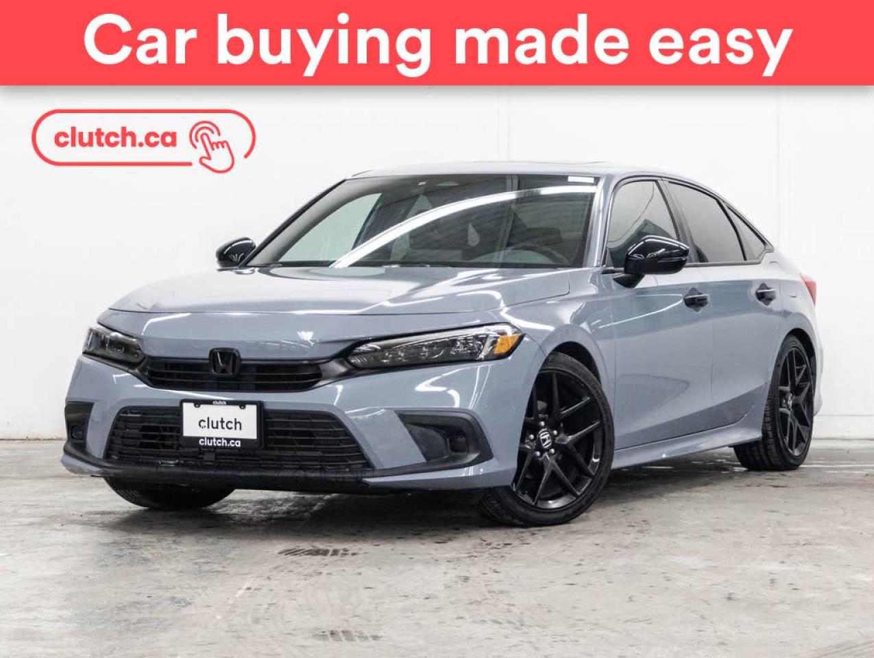 Used 2022 Honda Civic Sedan Sport w/ Apple CarPlay & Android Auto, Heated Steering Wheel, Heated Front Seats for sale in Toronto, ON