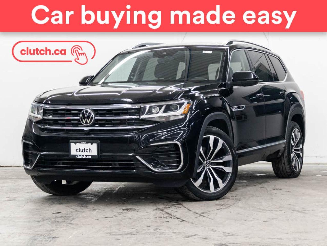 Used 2021 Volkswagen Atlas Execline AWD w/ R-Line Pkg w/ Apple CarPlay & Android Auto, Dual Zone A/C, Rearview Cam for sale in Toronto, ON