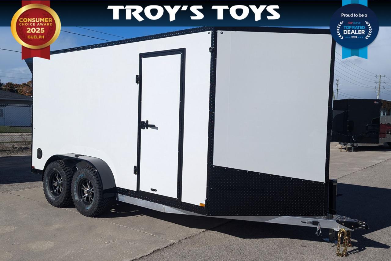 2024 Canadian Trailer Company 7x14 V Nose Cargo Trailer Aluminum Tandem Axle
