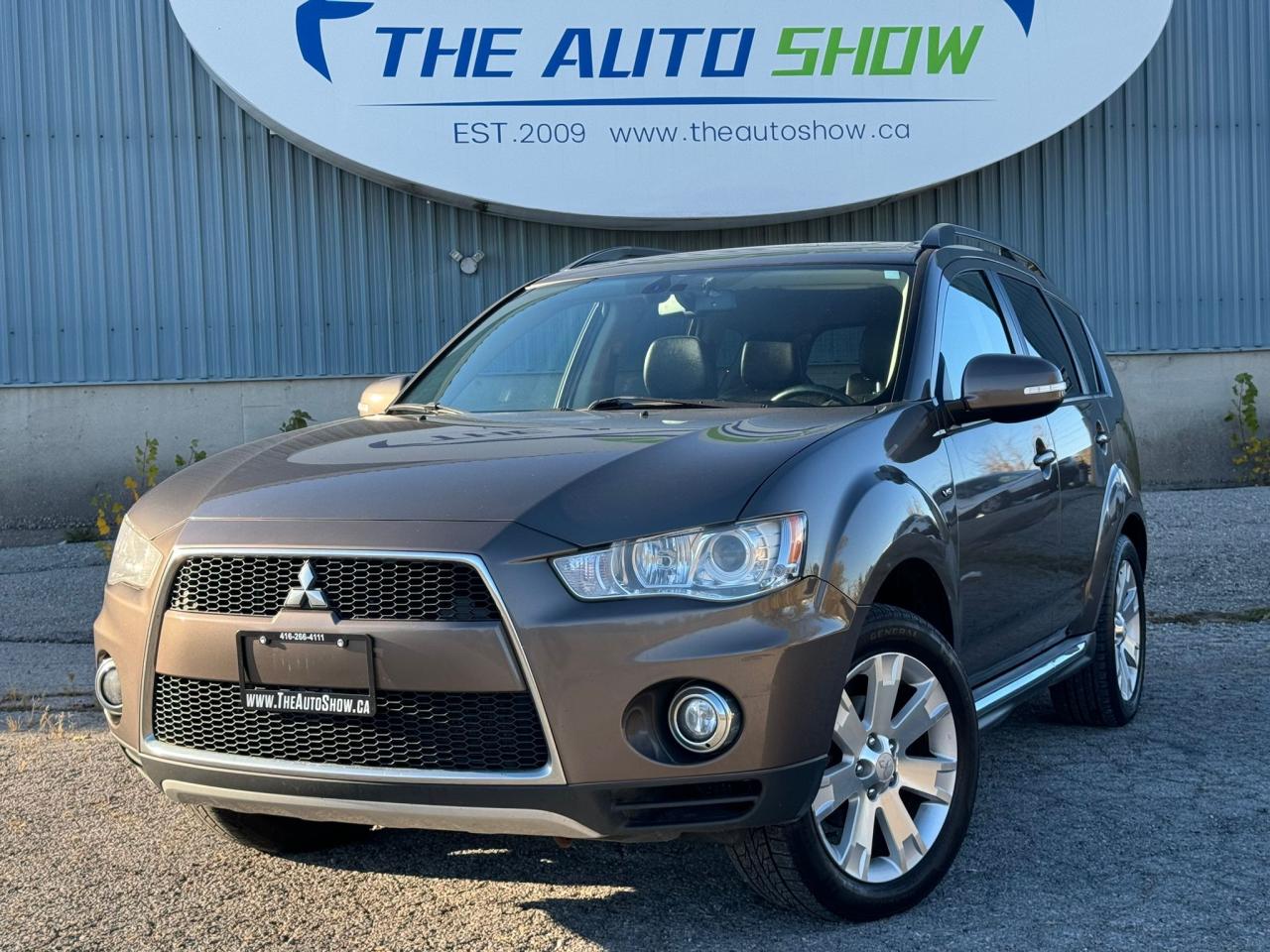 Used 2013 Mitsubishi Outlander GT | V6 | CLEAN CARFAX | LEATHER | NAV | SUNROOF for sale in Trenton, ON