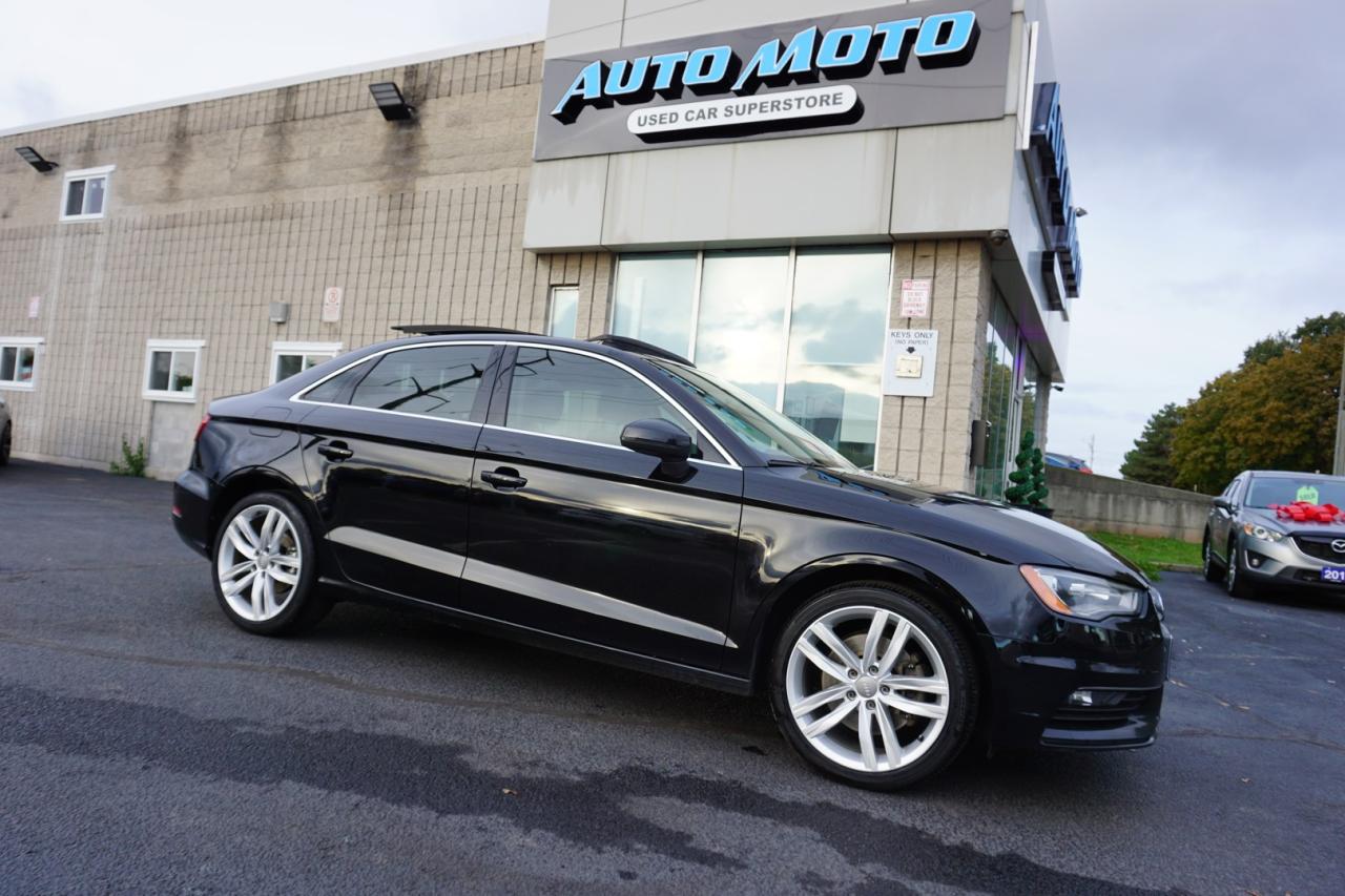 Used 2016 Audi A3 KOMFORT CERTIFIED *FREE ACCIDENT* SUNROOF BLUETOOTH LEATHER HEATED CRUISE ALLOYS for sale in Burlington, ON