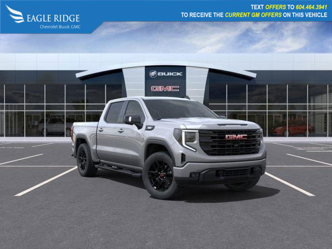 New 2025 GMC Sierra 1500 Elevation 4x4, Heated Seats, Engine control stop start, HD surround vision, Navigation for sale in Coquitlam, BC