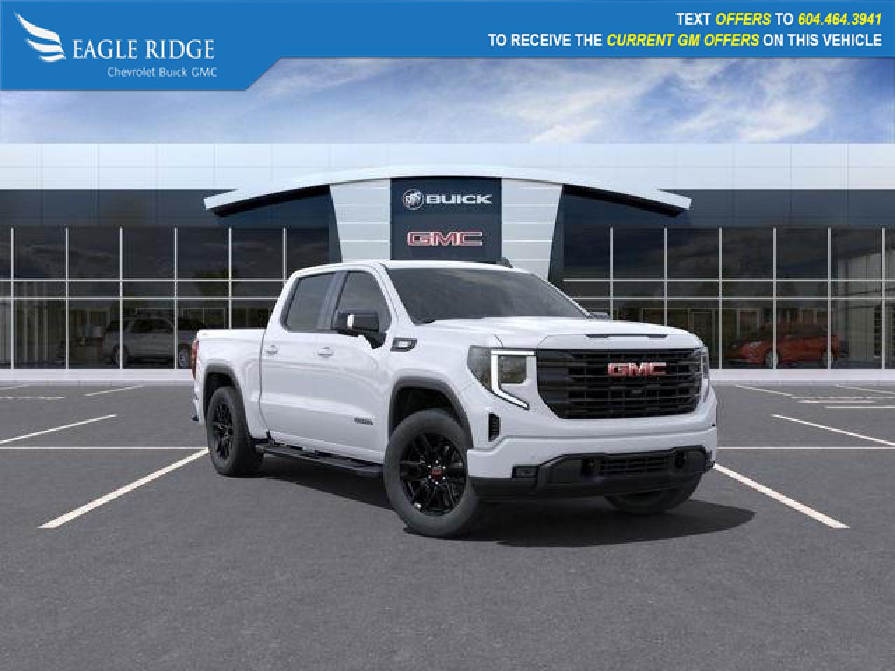 New 2025 GMC Sierra 1500 Elevation 4x4, Heated Seats, Engine control stop start, HD surround vision, Navigation for sale in Coquitlam, BC