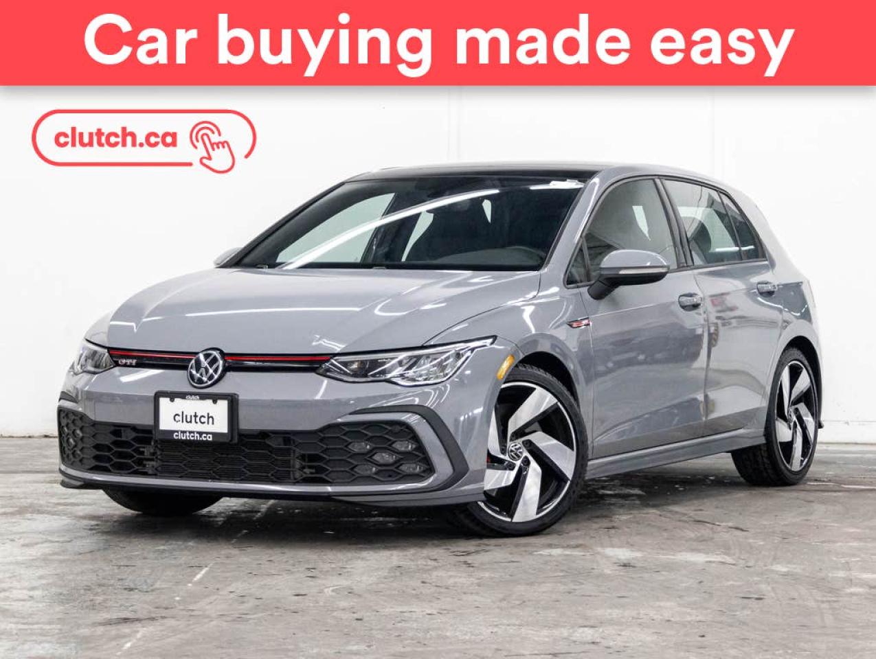 Used 2022 Volkswagen Golf GTI Base w/ Apple CarPlay & Android Auto, Heated Steering Wheel, Heated Front Seats for sale in Toronto, ON