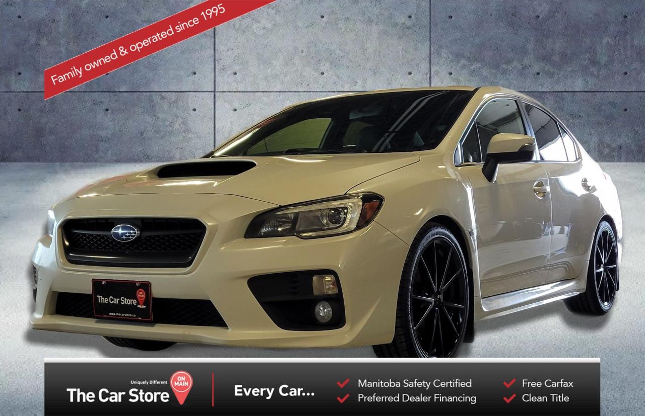 Used 2017 Subaru WRX Sport-Tech Manual Leather/Sunroof/Clean title! for sale in Winnipeg, MB