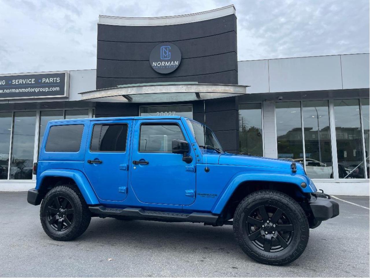 Used 2014 Jeep Wrangler Unlimited Sahara 3.6L 4WD HEATED LEATHER NAVI HARD-TOP for sale in Langley, BC