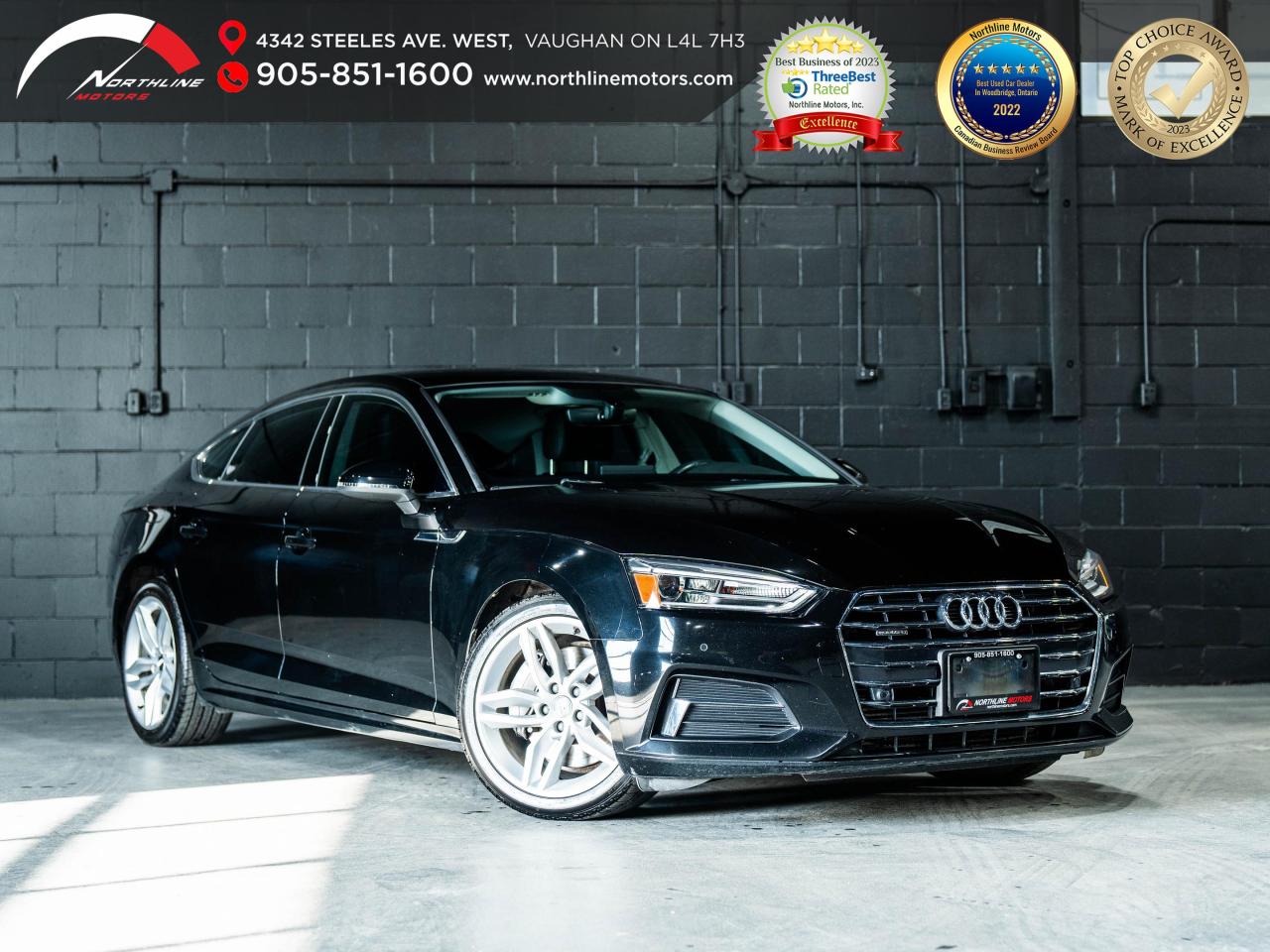 Used 2019 Audi A5 Sportback Komfort/ ROOF/CAM/PARK AID/CARPLAY/CRUISE CONTROL for sale in Vaughan, ON