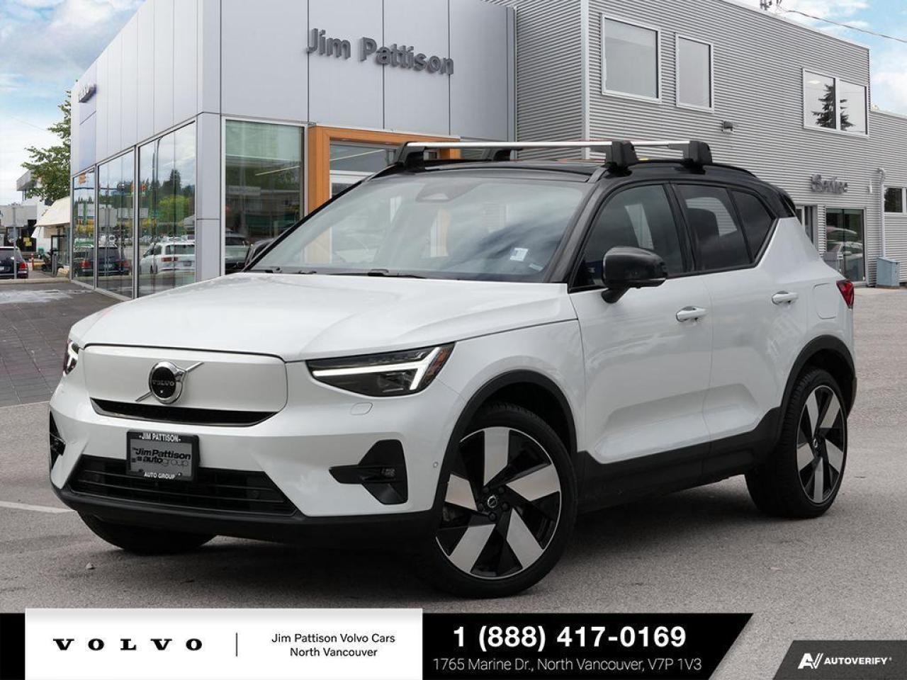 Used 2023 Volvo XC40 Recharge Pure Electric Twin eAWD Ultimate - LOCAL/NO ACCIDENTS/NO PST for sale in North Vancouver, BC