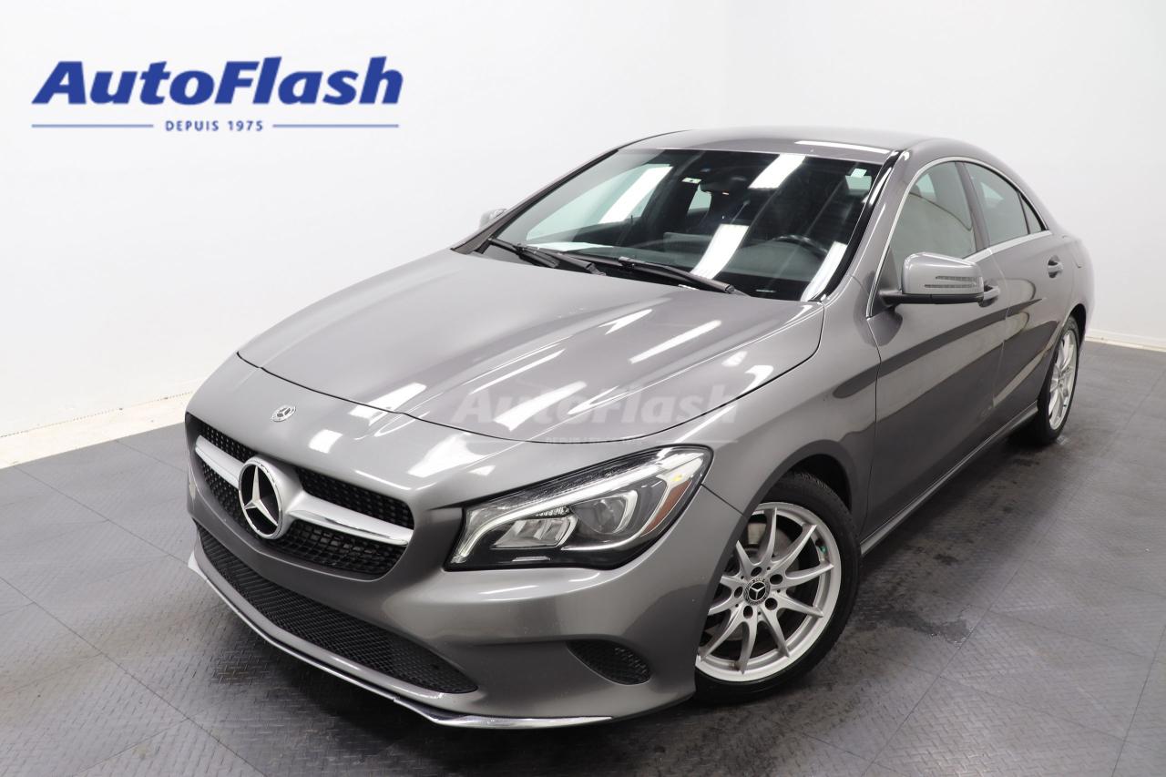 Used 2018 Mercedes-Benz CLA-Class 4MATIC, CUIR, PADDLE-SHIFT, CAMERA, BLUETOOTH for sale in Saint-Hubert, QC