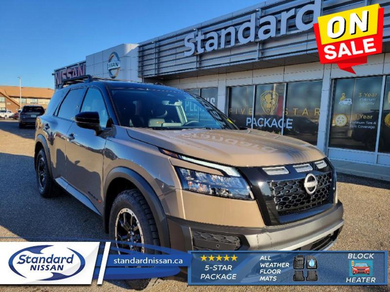 New 2024 Nissan Pathfinder Rock Creek  Off-Road Package, Sunroof, Navigation, Synthetic Leather Seats, Apple CarPlay, Android Auto, Power Liftgate, 360 Camera, Blind S for sale in Swift Current, SK