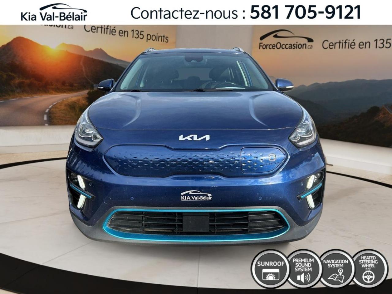 Used 2022 Kia NIRO EV SX TOURING *GPS *TOIT *CUIR *HARMAN KARDON for sale in Québec, QC