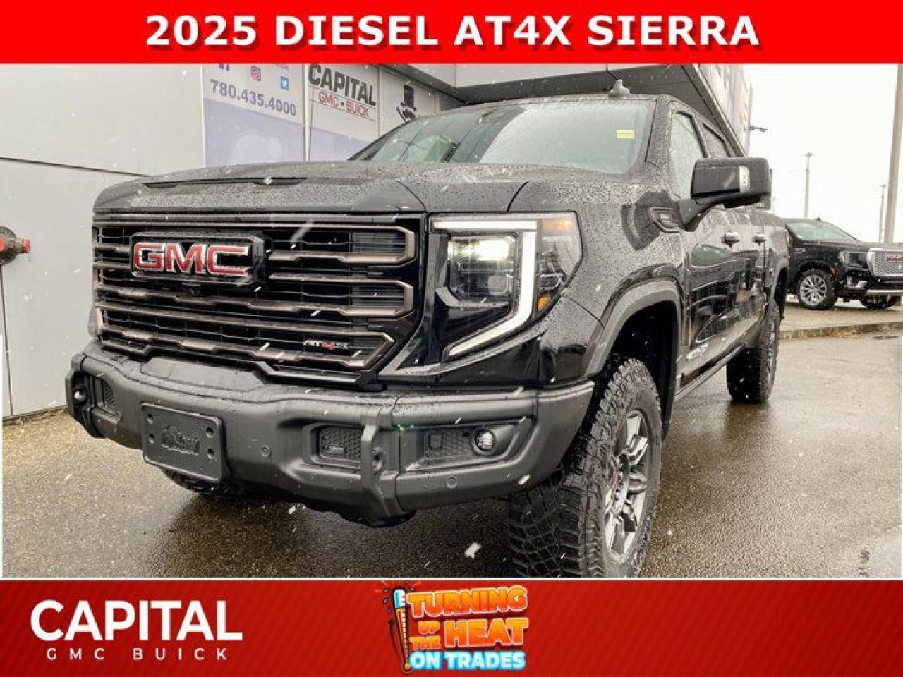 New 2025 GMC Sierra 1500 Crew Cab AT4X for sale in Edmonton, AB