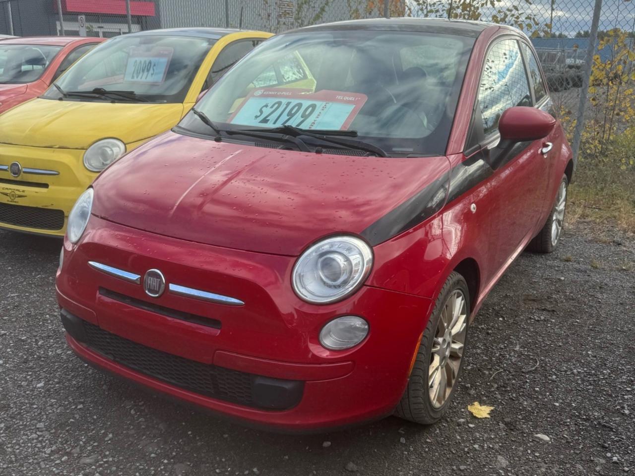 Used 2012 Fiat 500 Pop for sale in Trois-Rivières, QC