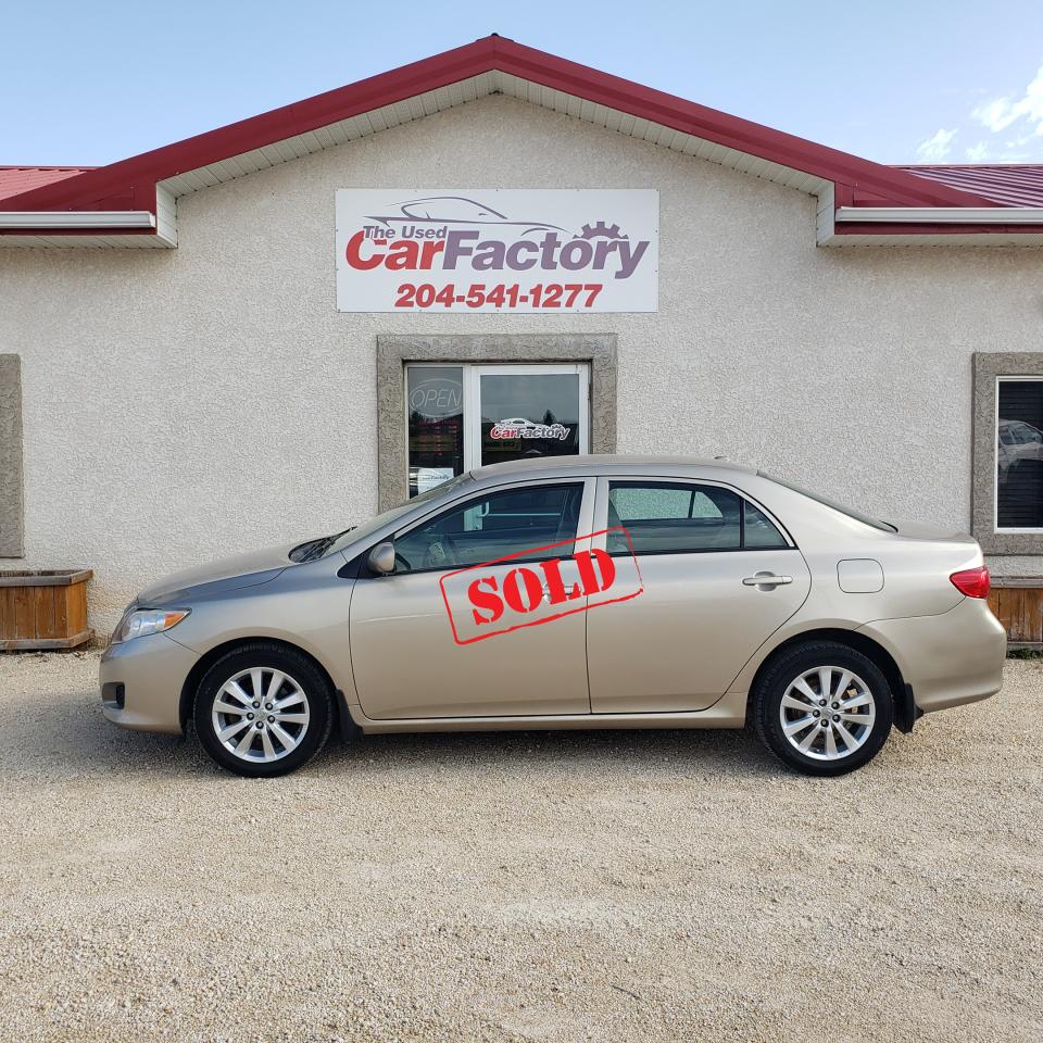 Used 2010 Toyota Corolla Auto CE only 159,991 KM for sale in Oakbank, MB