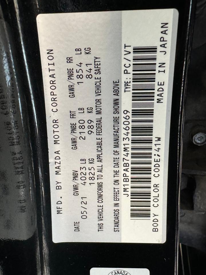2021 Mazda MAZDA3 GX+New Tires+Brakes+Camera+BSM+CLEAN CARFAX Photo36