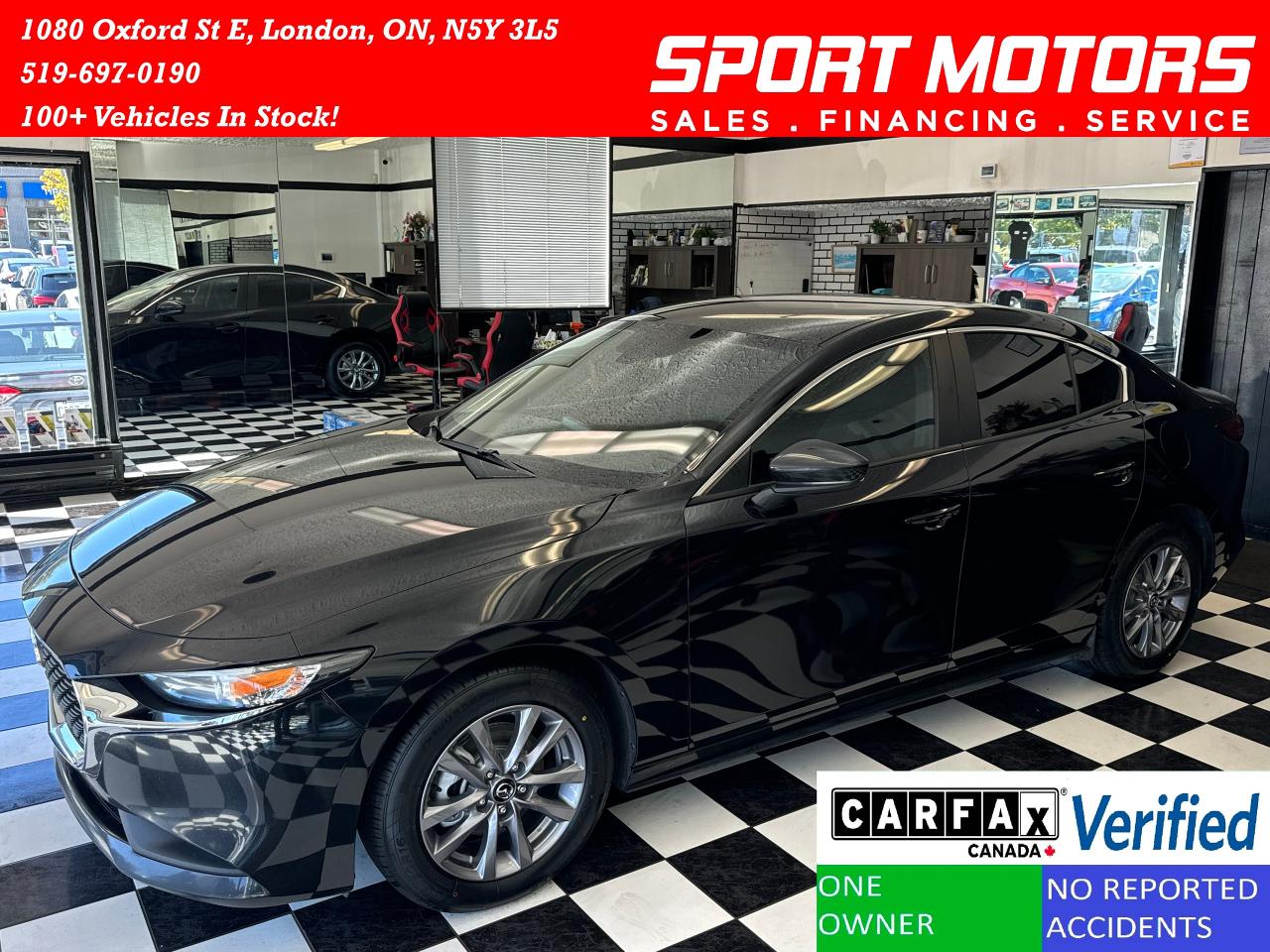 Used 2021 Mazda MAZDA3 GX+New Tires+Brakes+Camera+BSM+CLEAN CARFAX for sale in London, ON