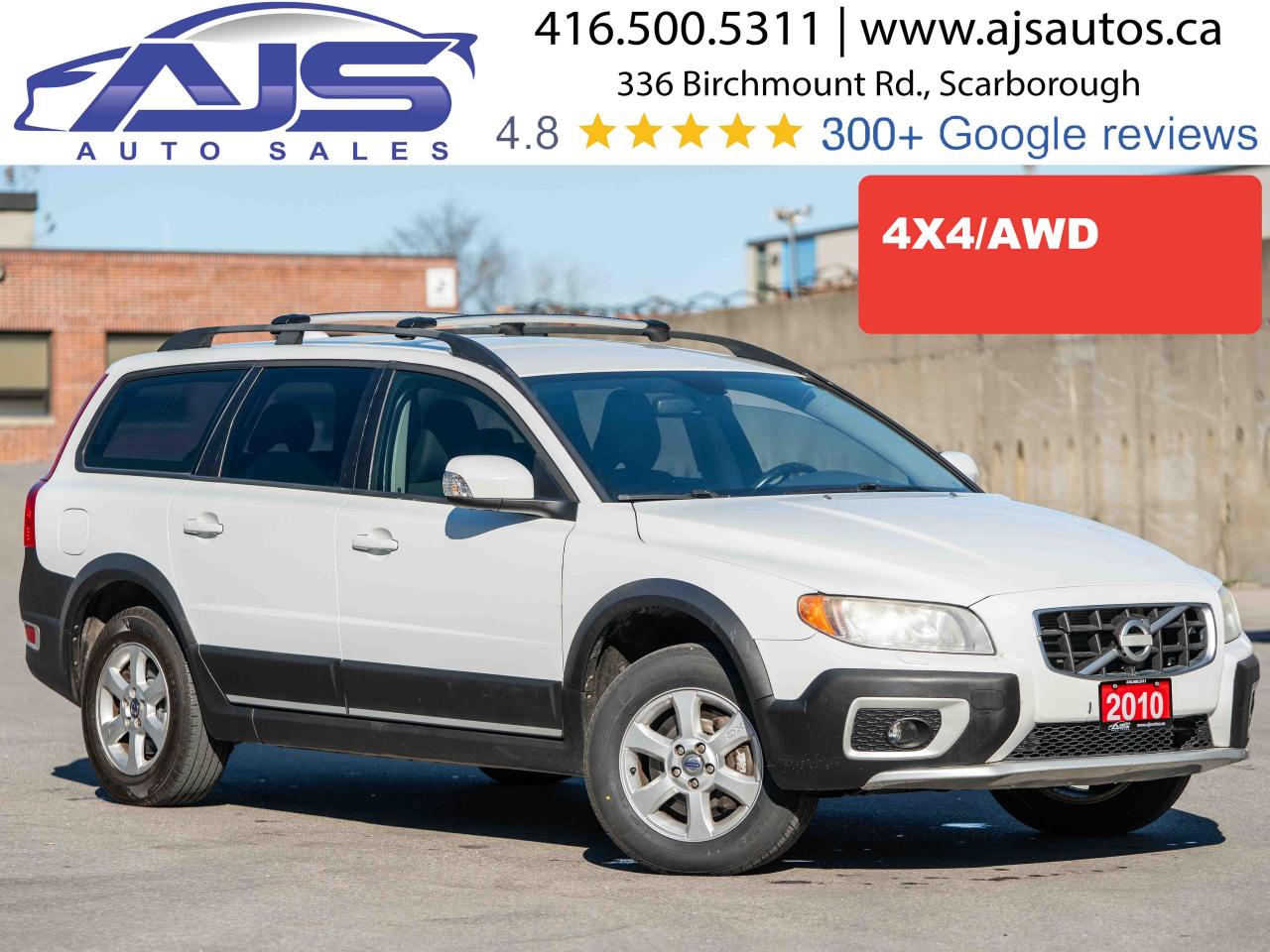 215K, 3.2L I6 235HP, AWD, CERTIFIED (incl. in price),Volvo SAFETY, Auto, AC, Bluetooth, Heated seats and mirrors, Leatherette interior, CarFax available, Minor scratches, Tires are in good shape, All-season tires, Tonneau cover and much much more      ..<br><br>Few other WAGONS (in different colors     BLACK, GREY, BLUE, WHITE) in our INVENTORY TO CHOOSE FROM!  Please call and ask us for further details or the full list of cars. CALL US, we may have others IN STOCK that are NOT ADVERTISED.<br><br>Buy with confidence from an OMVIC & UCDA registered dealer. Since 2018 AJS Auto Sales has been serving the local communities of the Greater Toronto Area and national customers across Canada! <br>To understand how much we value your customer experience, please check out our excellent Google reviews at: <br><a href=https://www.google.com/maps/place/AJS>https://www.google.com/maps/place/AJS</a> Auto Sales/@43.6993233,-79.2654427,17z/data=!4m8!3m7!1s0x89d4cef37bcd2529:0x8492fd0d88ffef96!8m2!3d43.6993233!4d-79.2654427!9m1!1b1!16s/g/11hd5bcgg9?entry=ttu<br><br>All-in pricing (plus HST and licensing). All cars sold CERTIFIED for the posted price (unless otherwise noted). All of our CERTIFIED vehicles come with: a thorough certification inspection, a free CarFax and a 90-day free Sirrus/XM subscription/trial (if vehicle is equipped).<br><br>Financing & third-party warranty available, all credit types are acceptable (bankruptcy, divorce, new Canadian, self-employed, student)     we can get a deal done for you! Apply through our secure online credit application process at: <a href=http://www.ajsautos.ca/financing/>http://www.ajsautos.ca/financing/</a><br><br>We specialize in all types and brands of vehicles! Whether you need a small sedan or hatchback, small to large SUVs, or even ex-police vehicles, we have something for you! And if there is nothing in our stock that appeals to you, let us know - we can find what you   re looking for! Check out our brokerage service at: <a href=https://www.ajsautos.ca/brokerage-services/>https://www.ajsautos.ca/brokerage-services/</a><br><br>We consider all trades, even if you have to tow it in! <br><br>A basic detail is included when the vehicle is sold. At your request, for a charge for $249 (plus HST), we perform a sanitized, luxurious detailing of the interior of your new purchase.<br><br>A family-run dealership that specializes in quality pre-owned vehicles! <br><br>AJS Auto Sales, 416.500.5311, www.ajsautos.ca.<br><br>Note: AJS Auto Sales reserves the right to refuse a cash payment.<br><br>Note: Stock photos may have been used for this ad     representing year, make, model, options and color. Some ex-police cars may not have radios.<br>