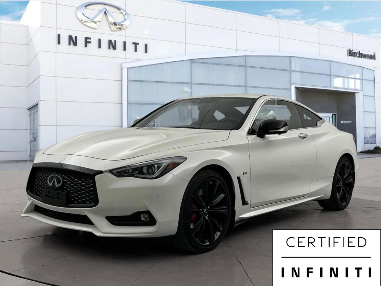 Used 2022 Infiniti Q60 Red Sport I-LINE Accident Free | One Owner | Low KM's for sale in Winnipeg, MB