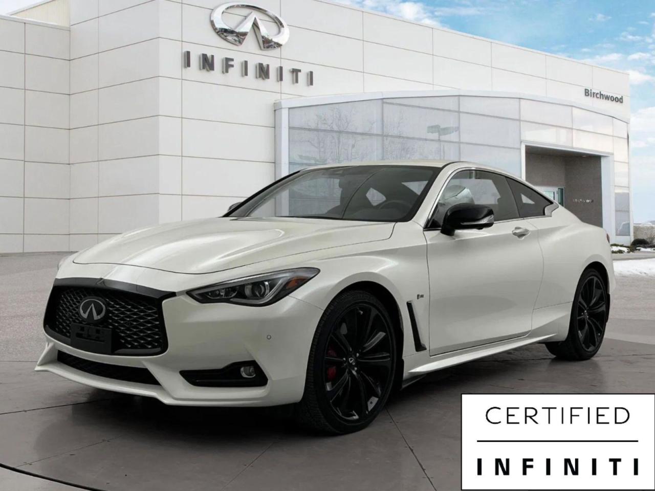 Used 2022 Infiniti Q60 Red Sport I-LINE Accident Free | One Owner | Low KM's for sale in Winnipeg, MB