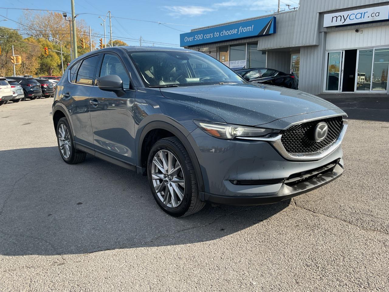 Used 2021 Mazda CX-5 2.5L GT AWD!!! SUNROOF. BACKUP CAM. LEATHER. NAV. HEATED SEATS. PWR SEATS. ALLOYS. A/C. CRUISE. PWR for Sale in Kingston, Ontario