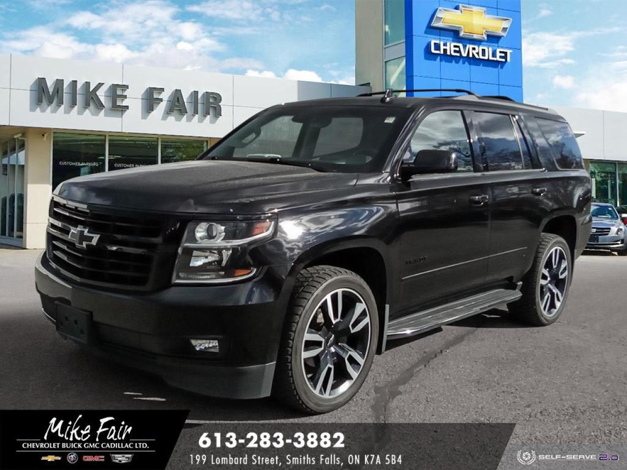 Used 2019 Chevrolet Tahoe Premier heated/vented front seats,sunroof,assist steps,heated steering wheel,power liftgate hands-free for sale in Smiths Falls, ON