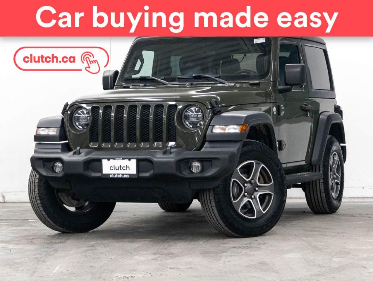 Used 2020 Jeep Wrangler Sport S 4x4 w/ Uconnect 4, Rearview Cam, A/C for sale in Toronto, ON