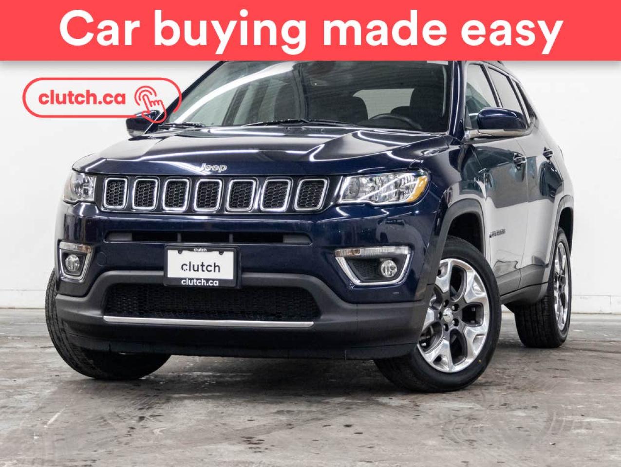 Used 2019 Jeep Compass Limited 4X4 w/ Uconnect 4C, Dual Zone A/C, Apple CarPlay & Android Auto for sale in Toronto, ON