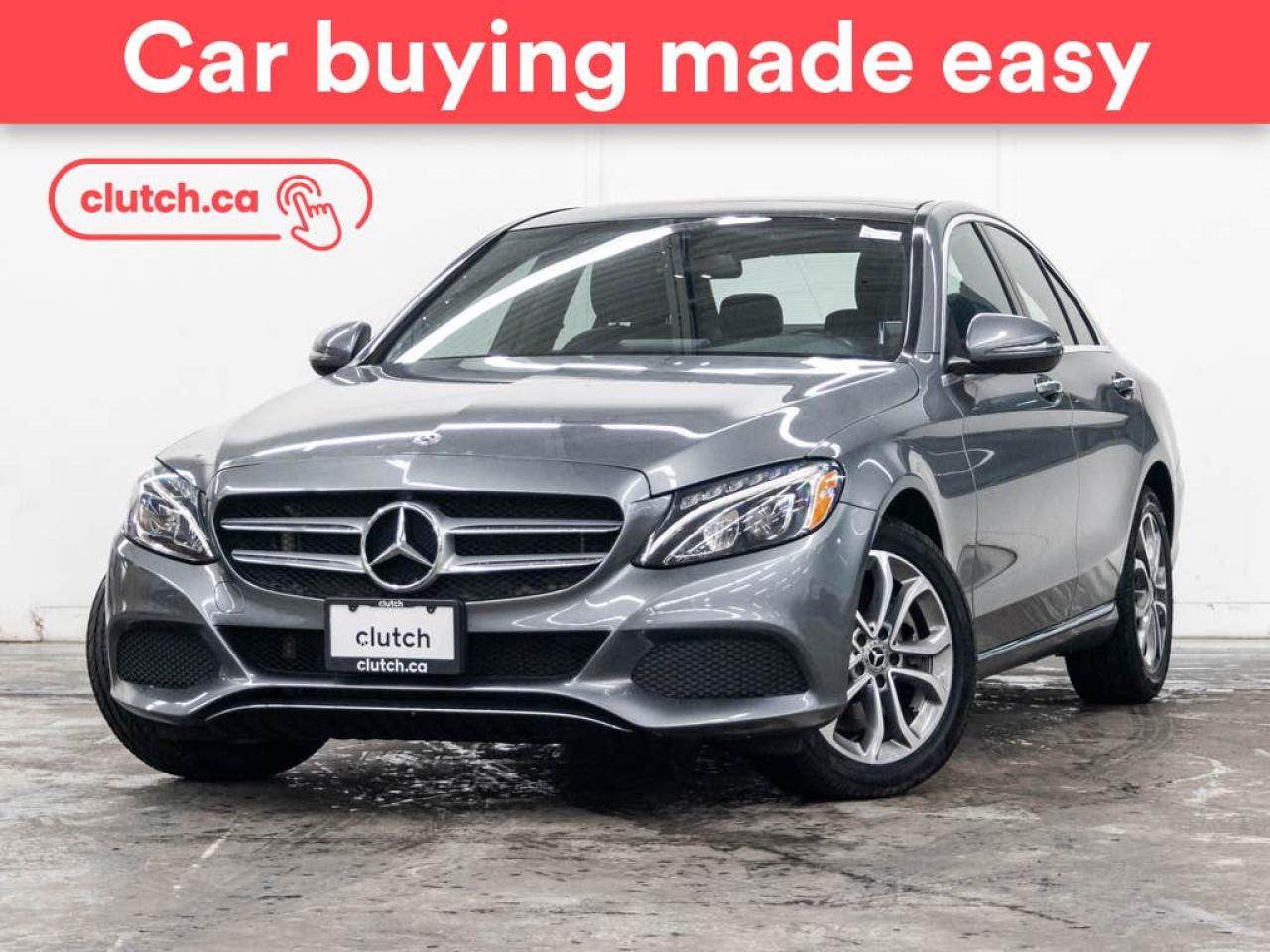 Used 2018 Mercedes-Benz C-Class C 300 4Matic AWD  w/ Heated Front Seats, Dual Panel Sunroof, Nav for sale in Toronto, ON