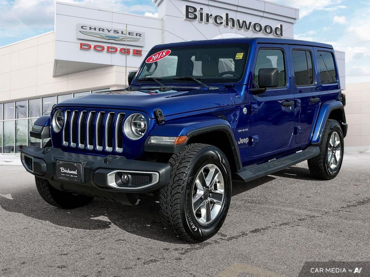 Used 2018 Jeep Wrangler Sahara No Accidents | Local for sale in Winnipeg, MB