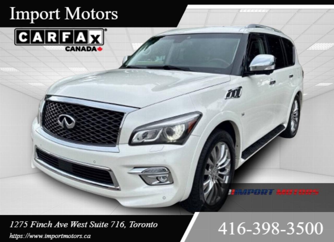 Used 2017 Infiniti QX80 4dr All-wheel Drive Automatic Leather Sunroof Backup Camera for sale in North York, ON