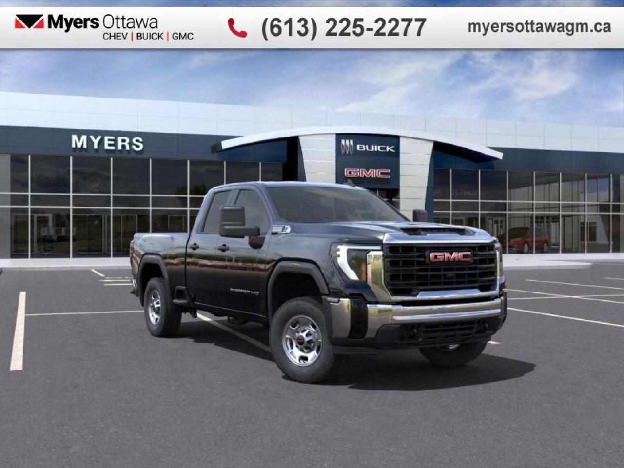 New 2025 GMC Sierra 2500 HD Pro  SIERRA, 2500 DOUBLE CAB, 6.6 GAS for sale in Ottawa, ON