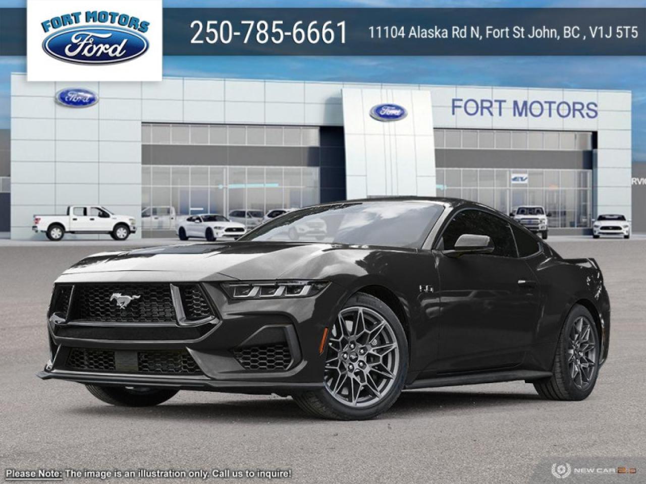 New 2024 Ford Mustang GT Premium  - Leather Seats for sale in Fort St John, BC