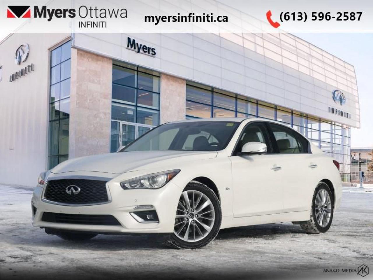 Used 2019 Infiniti Q50 3.0t Sensory Proactive   - Certified for sale in Ottawa, ON