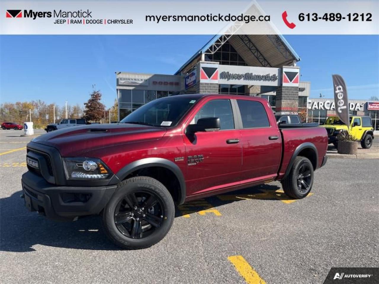 New 2024 RAM 1500 Classic Warlock  - Luxury Group - $195.14 /Wk for sale in Ottawa, ON