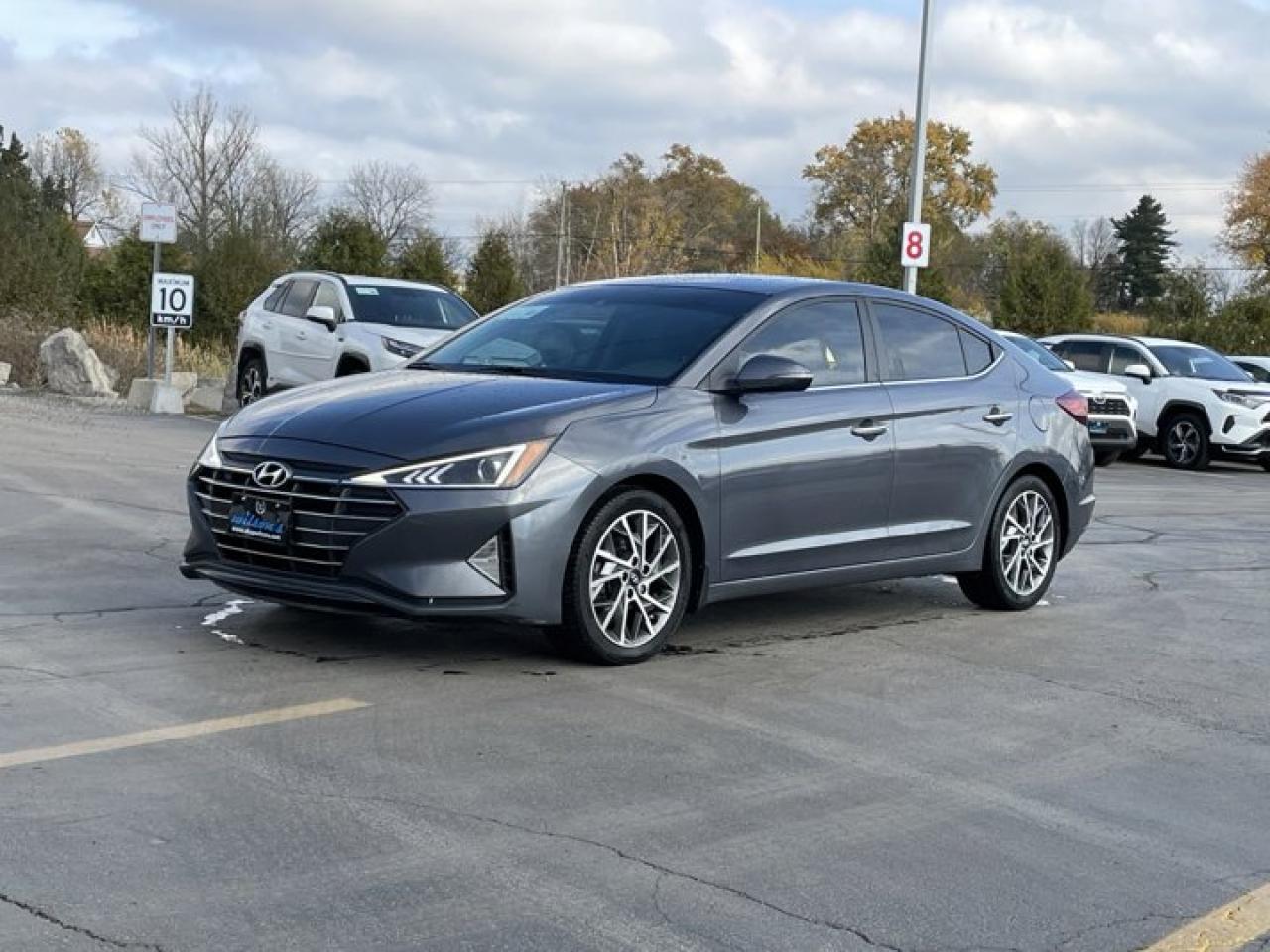 Used 2020 Hyundai Elantra Luxury  Leather, Sunroof, Heated Seats + Steering, Carplay + Android, Lane Departure, Reverse Cam for sale in Guelph, ON