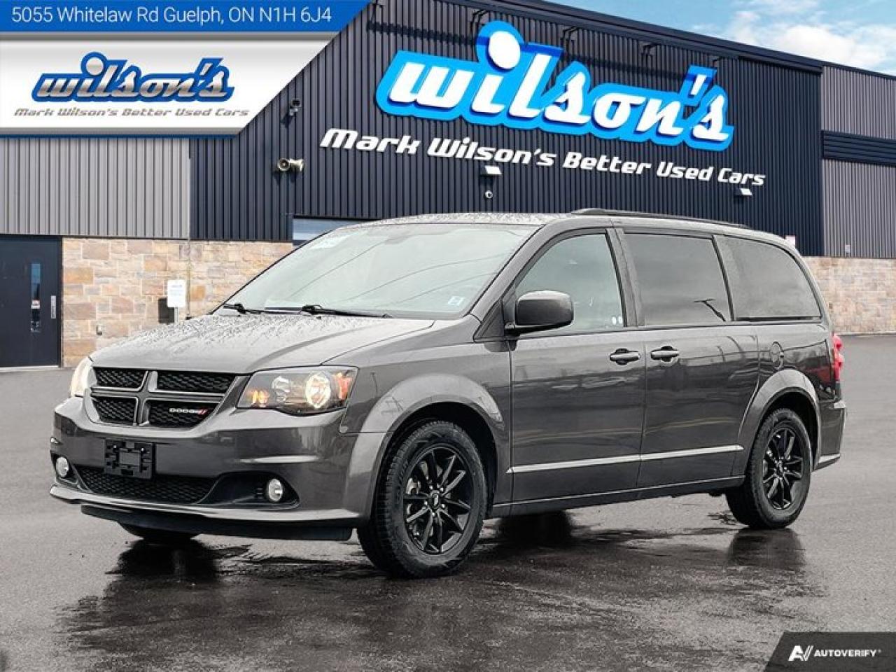 Used 2020 Dodge Grand Caravan GT  Leather, DVD, Nav, Heated Steering + Seats, Power Sliders + Hatch, Rear Camera, Power Seat for sale in Guelph, ON