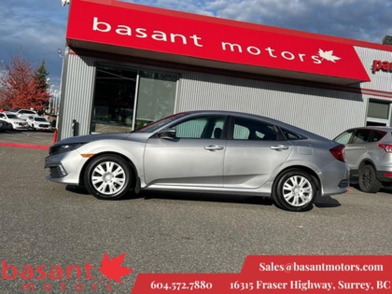 Used 2021 Honda Civic Sedan LX CVT for sale in Surrey, BC