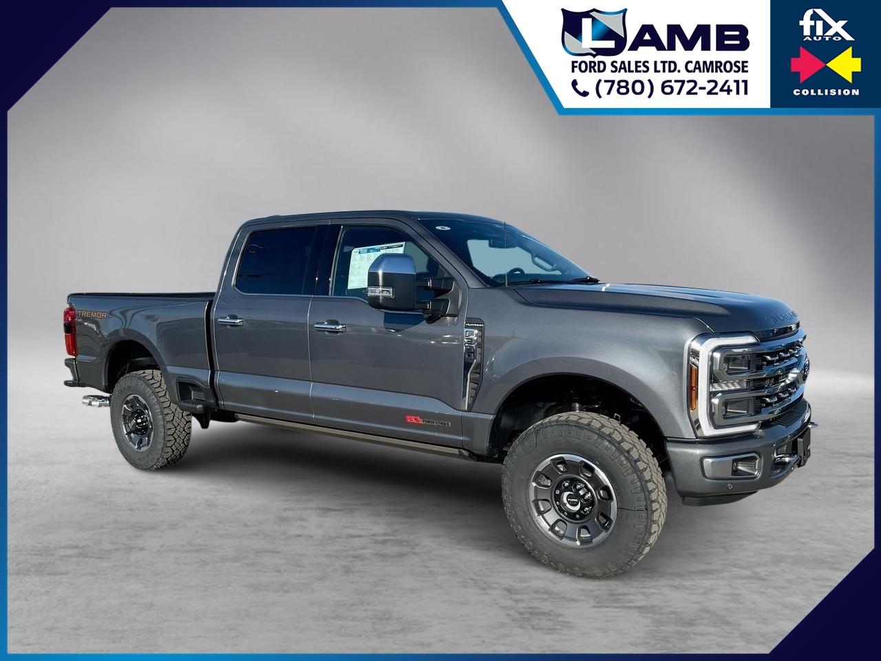 New 2024 Ford F-350 Super Duty SRW PLATINUM 6.8' Box 713A for sale in Camrose, AB