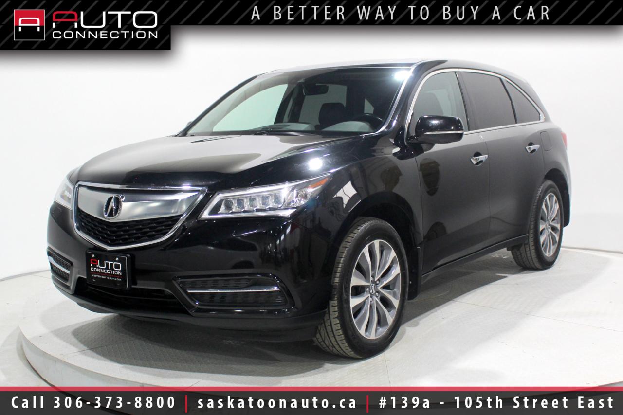 Used 2016 Acura MDX SH-AWD - NAVIGATION PKG - 3RD ROW - HEATED STEERING WHEEL - REMOTE START - MOONROOF for sale in Saskatoon, SK