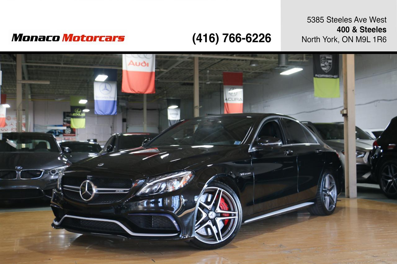 Used 2018 Mercedes-Benz C-Class C63 S AMG - 503HP|BURMESTER|BLINDSPOT|CAMERA for sale in North York, ON