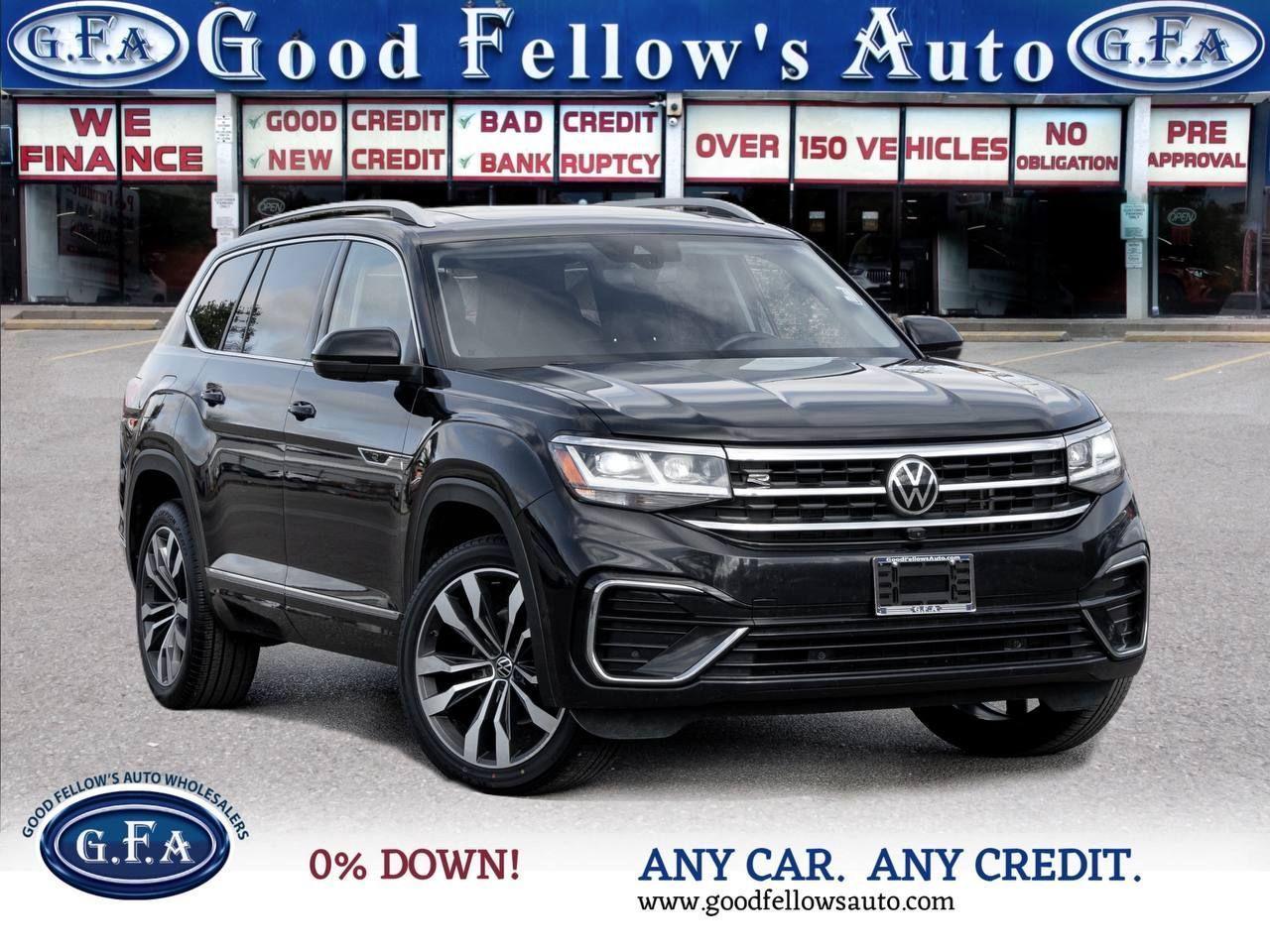 Used 2021 Volkswagen Atlas EXECLINE MODEL, 7 PASSENGER, AWD, LEATHER SEATS, P for sale in Toronto, ON