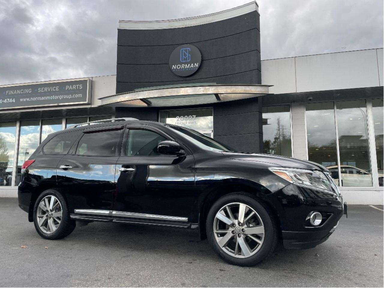 Used 2014 Nissan Pathfinder Platinum 4WD HEATED/COOLED LEATHER NAVI 360CAM DVD for sale in Langley, BC