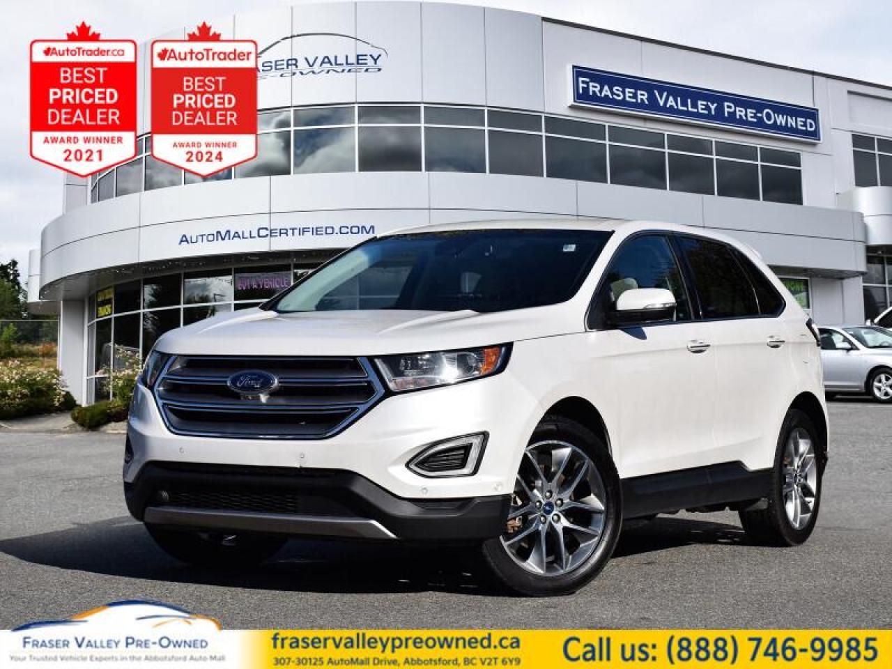 Used 2016 Ford Edge Titanium  Leather, Rear Cam, Cooled Seats for sale in Abbotsford, BC