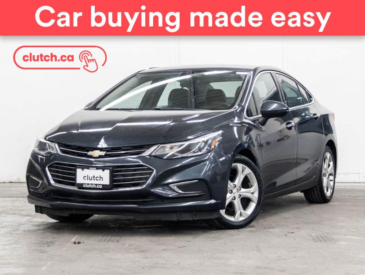 Used 2018 Chevrolet Cruze Premier w/ Apple CarPlay & Android Auto, Heated Steering Wheel, Heated Front Seats for sale in Toronto, ON