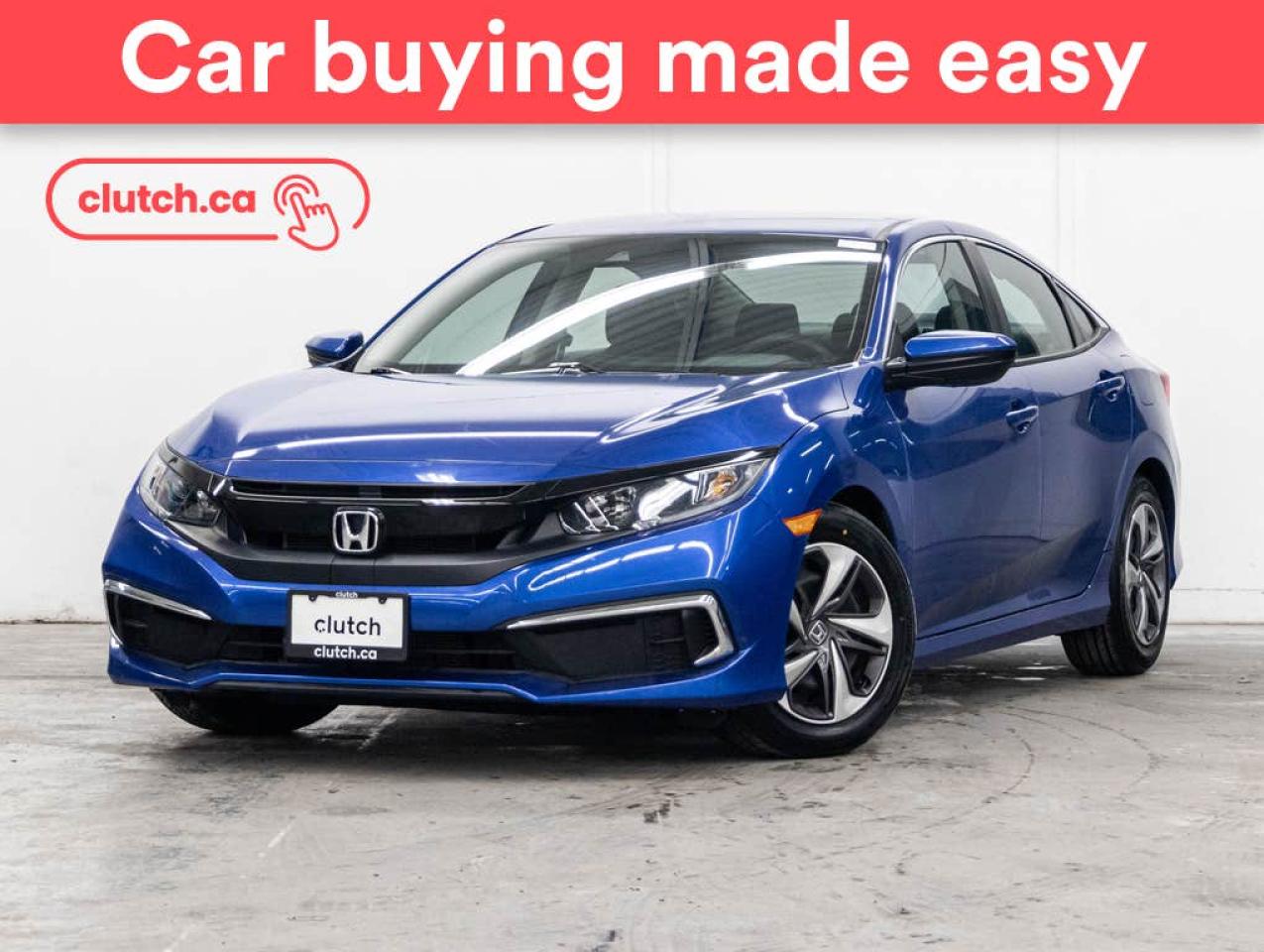 Used 2021 Honda Civic LX w/ Apple CarPlay & Android Auto, A/C, Rearview Cam for sale in Toronto, ON