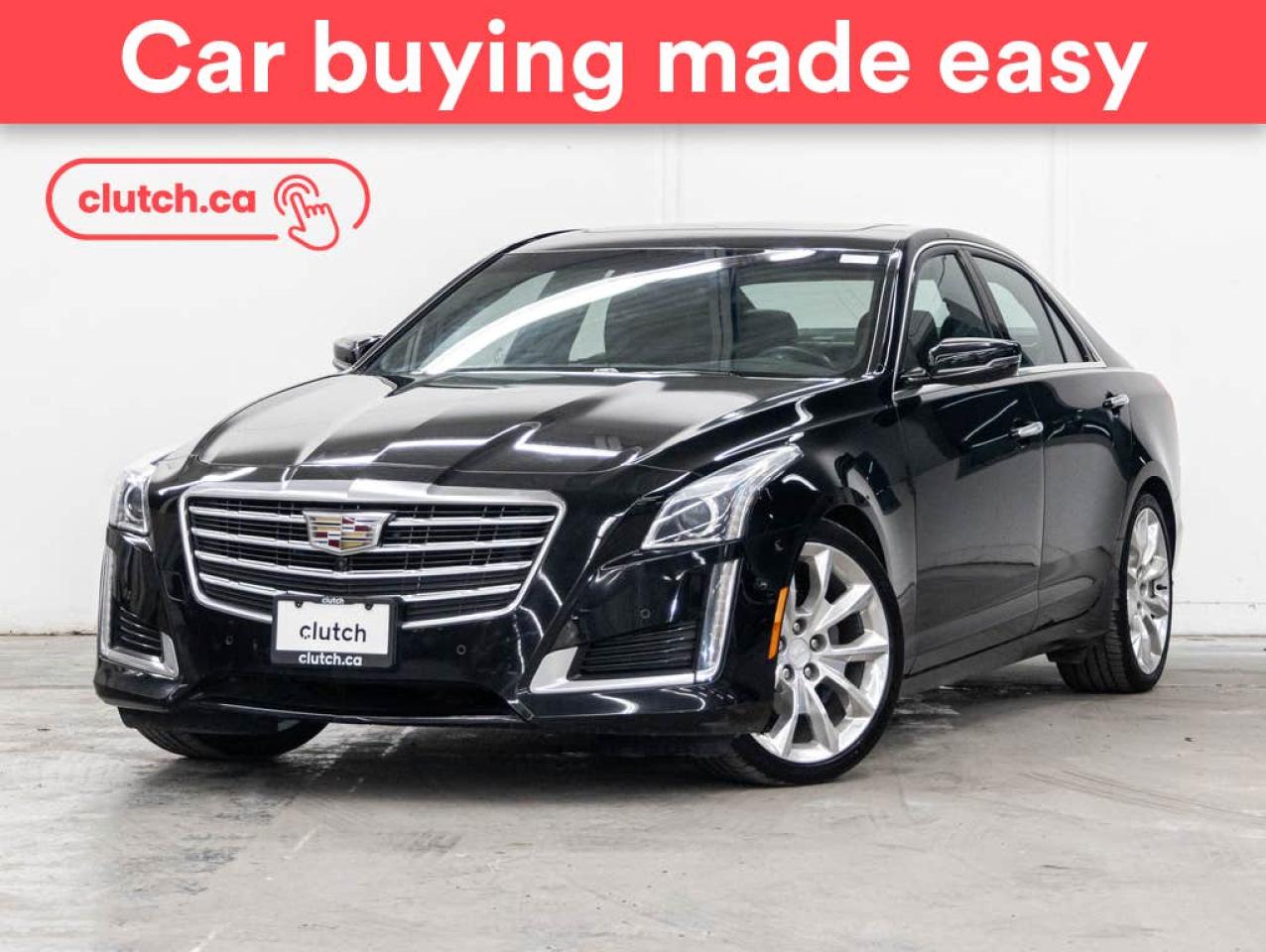 Used 2019 Cadillac CTS Premium Luxury AWD w/ Apple CarPlay & Android Auto, Tri Zone A/C, 360 Degree Cam for sale in Toronto, ON