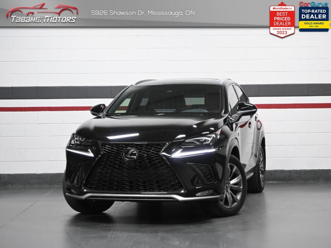 Used 2020 Lexus NX 300  F SPORT No Accident Red Leather Navigation Sunroof Cooled Seats for sale in Mississauga, ON